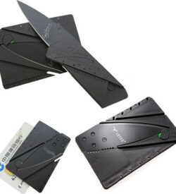 Outdoor survival card folding safety knife