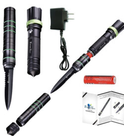 3 in 1 Cree LED flashlight, tactical knife, attack hammer!