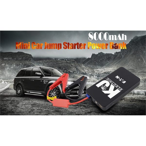 Mini Car Jump Starter Power Bank - 8000mAh