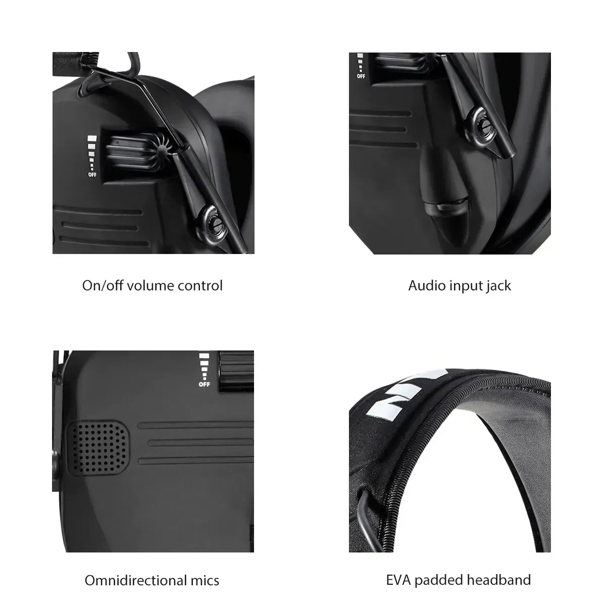 Slim Electronic Shooting Earmuff - Image 4